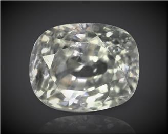 White Zircon Natural Certified 7.38 CTS... ( 85469 )